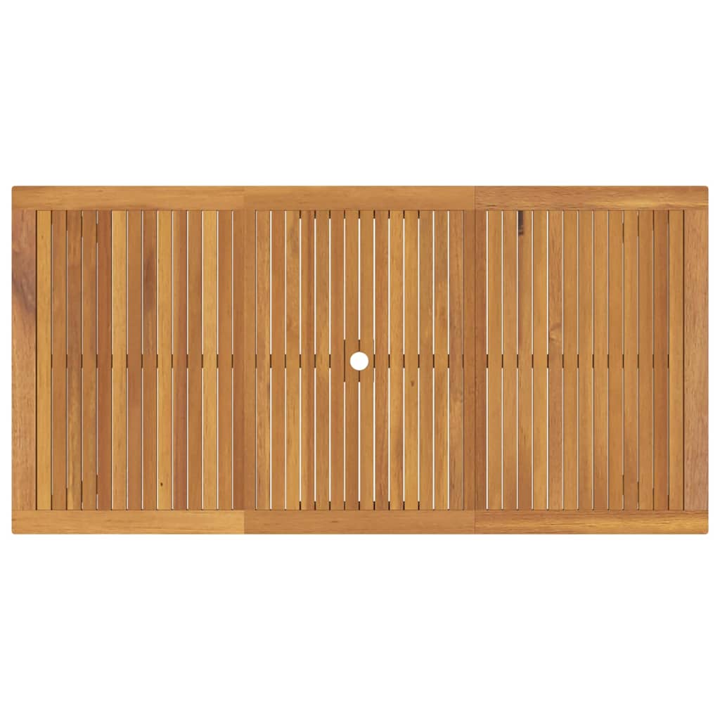 Garten Essgruppe 7 pcs Beige Massivholz Akazie