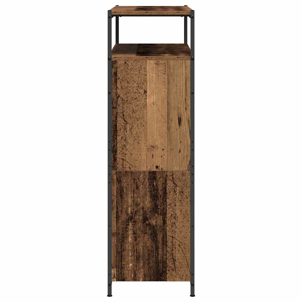 Schuhschrank mit Tür Altholz 100 x 34 x 112 cm Holzwerkstoff