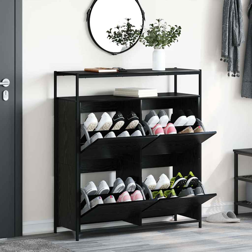 Schuhschrank 100 x 34 x 112 cm Holzwerkstoff