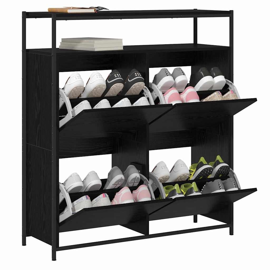 Schuhschrank 100 x 34 x 112 cm Holzwerkstoff