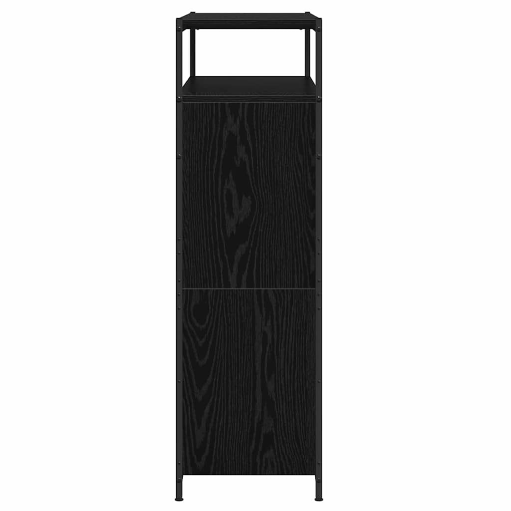 Schuhschrank Schwarze Eiche 100 x 34 x 112 cm Holzwerkstoff