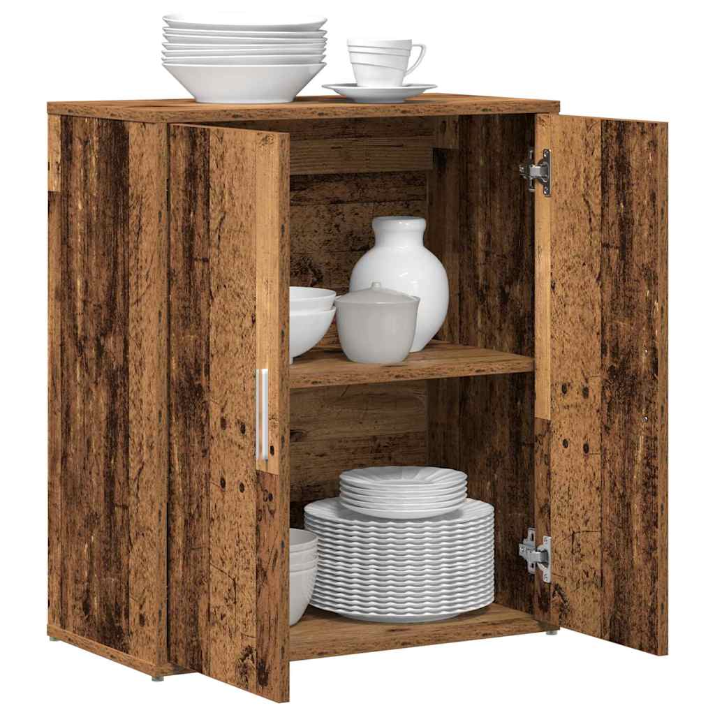 Sideboard 2 stk. Altholz 60 x 31 x 70 cm Holzwerkstoff
