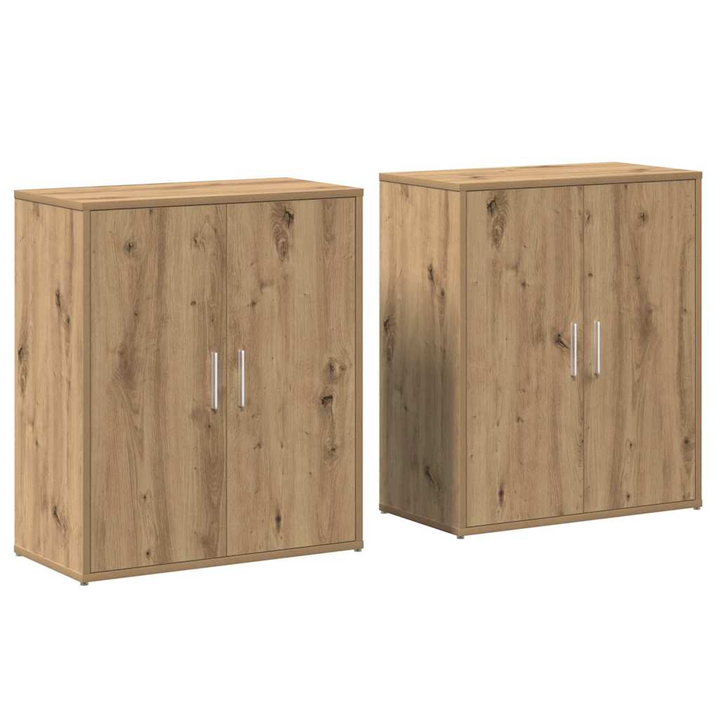 Sideboard 2 stk. Artisan-Eiche 60 x 31 x 70 cm Holzwerkstoff