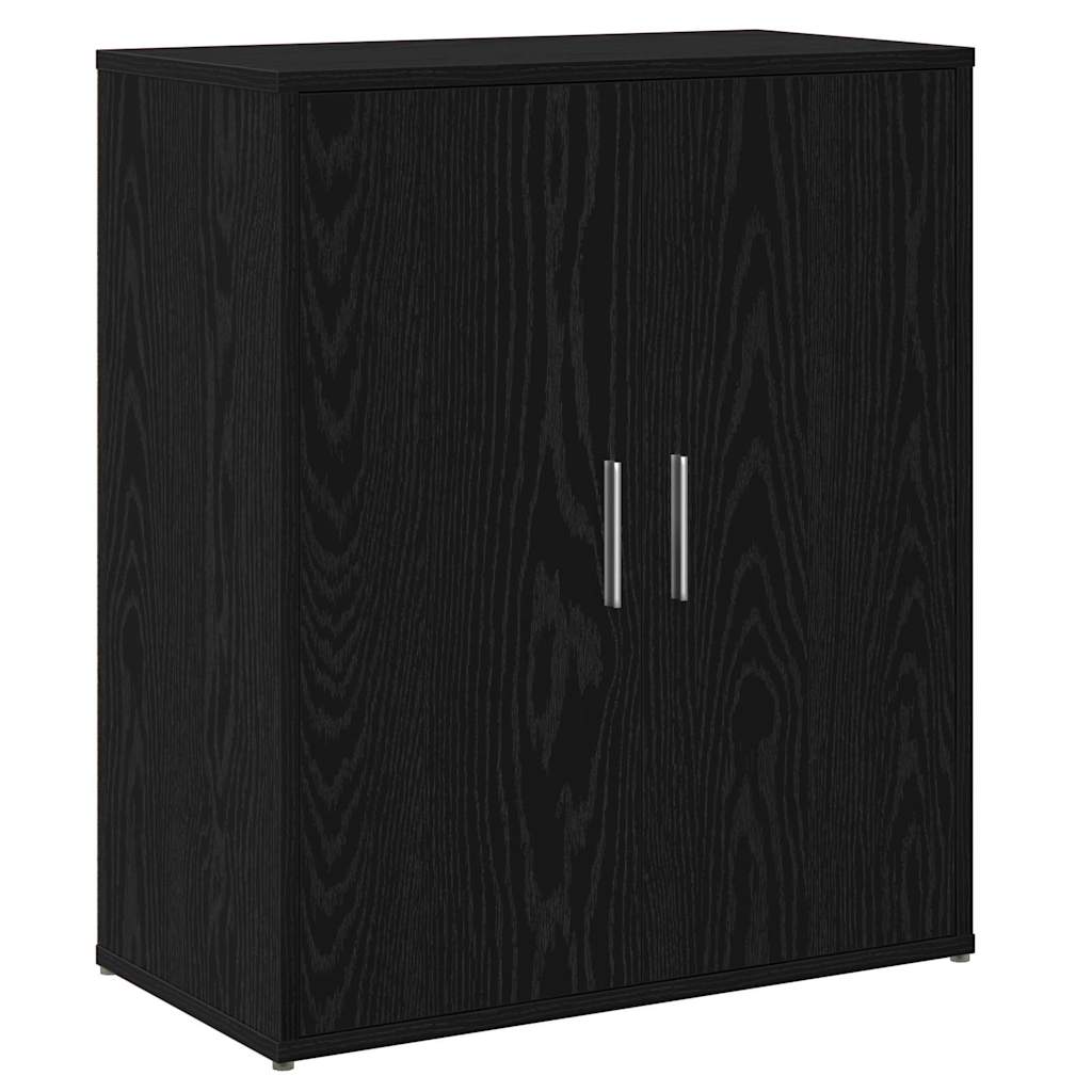 Sideboard 2 stk. Schwarz Eichen-Optik 60 x 31 x 70 cm