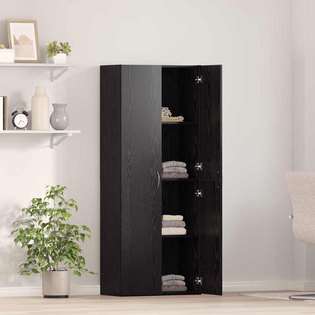 Ensemble de déchiqueteurs de papier avec 2 matériaux en bois de chêne noir