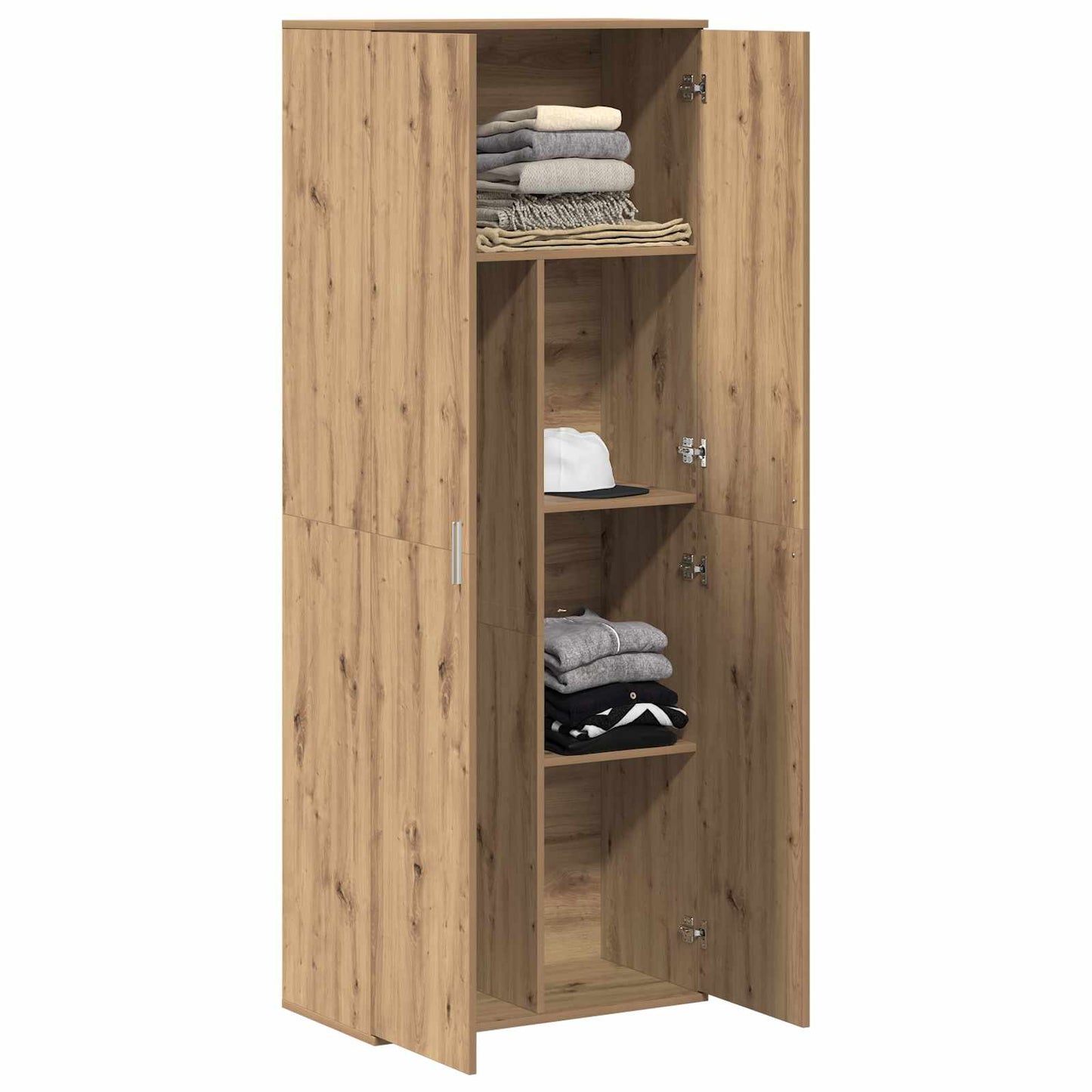 Highboard Artisan-Eiche 70 x 33,5 x 180 cm Holzwerkstoff