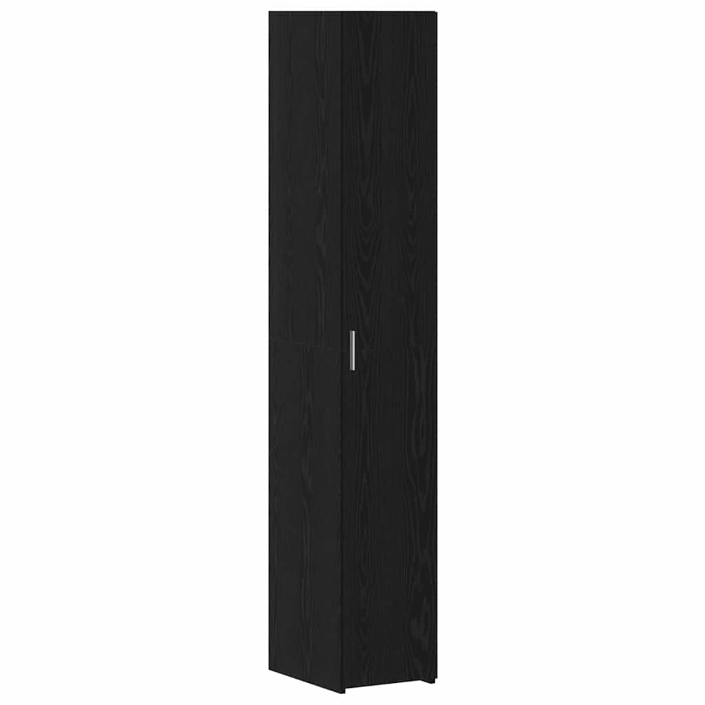 Highboard 2 pcs Schwarz Eichen-Optik 30 x 42,5 x 185 cm
