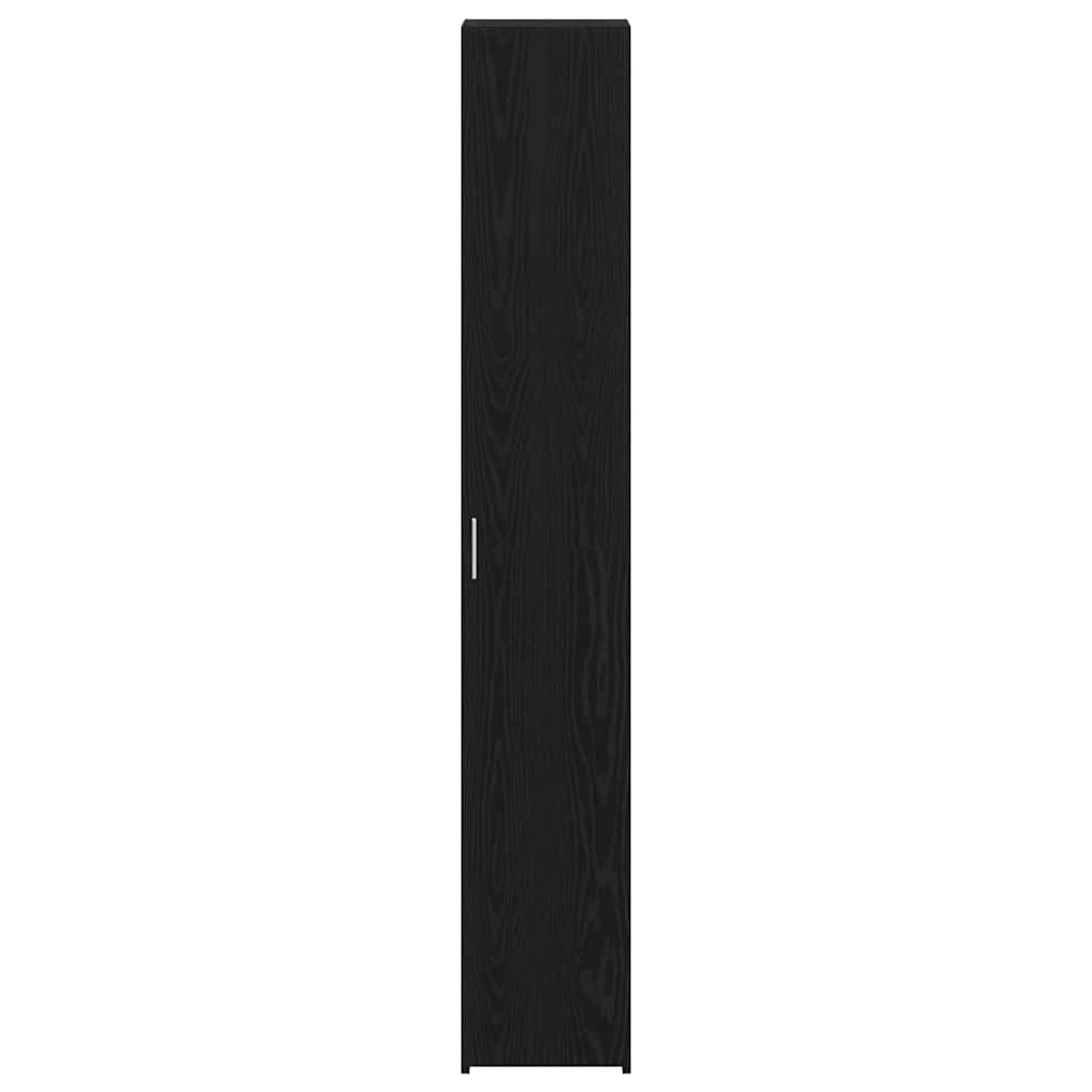 Highboard 2 pcs Schwarz Eichen-Optik 30 x 42,5 x 185 cm
