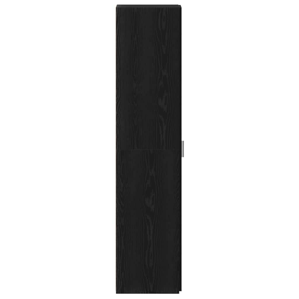 Highboard 2 pcs Schwarz Eichen-Optik 30 x 42,5 x 185 cm