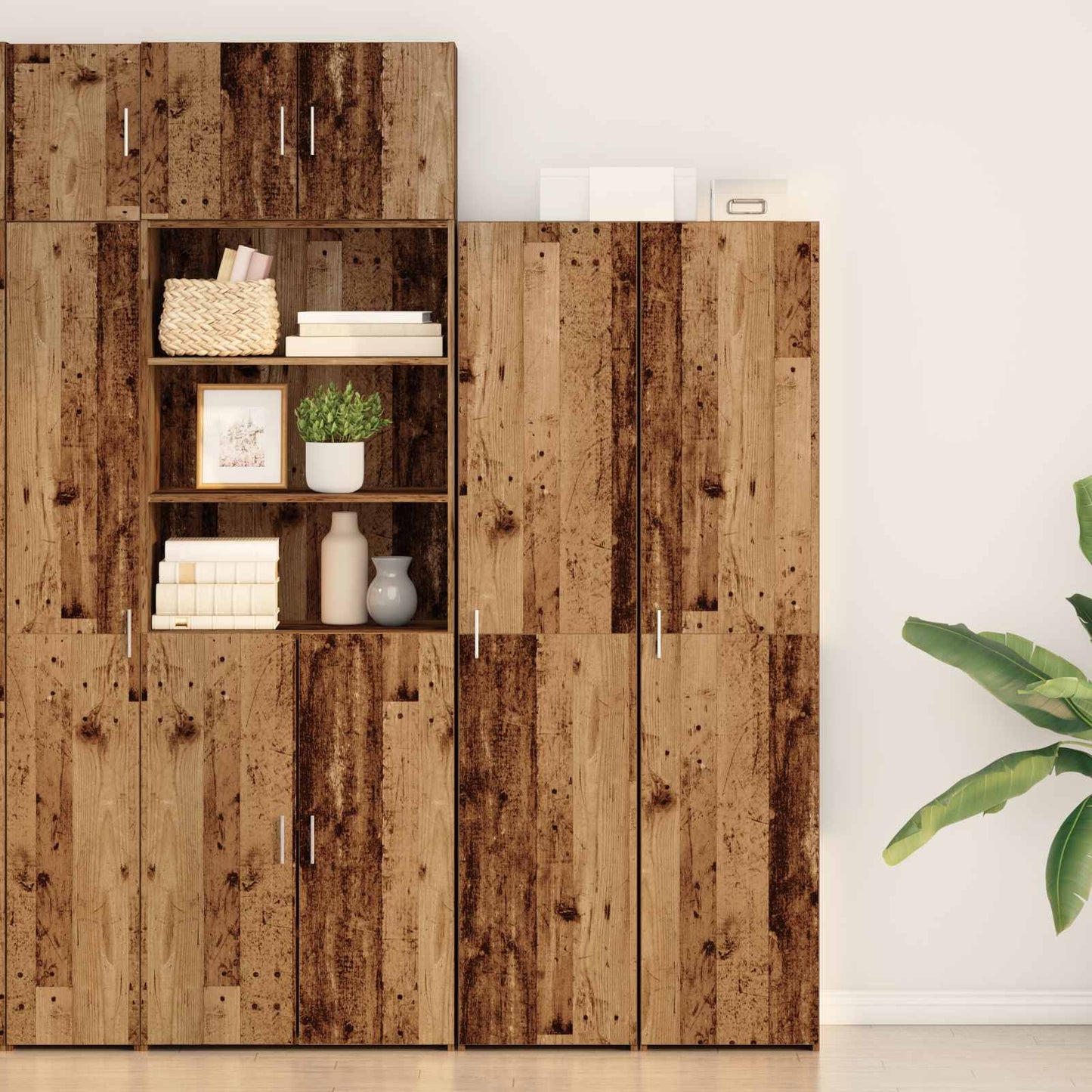 Highboard Altholz 40 x 42,5 x 185 cm