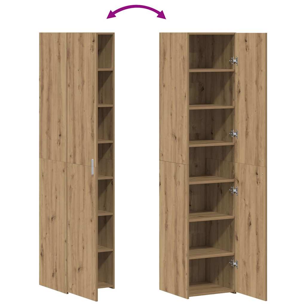 Highboard Artisan-Eiche 40 x 42,5 x 185 cm