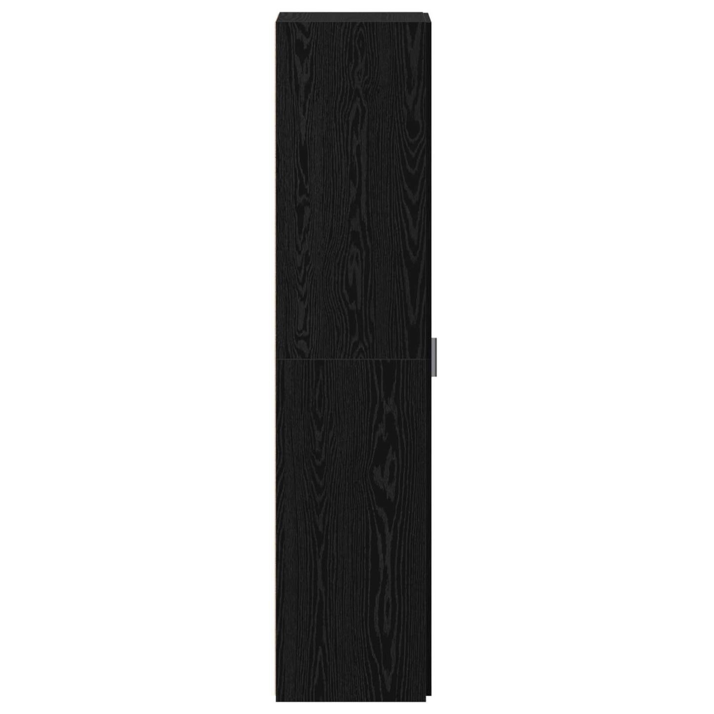 Highboard Schwarz Eichen-Optik 45 x 42,5 x 185 cm