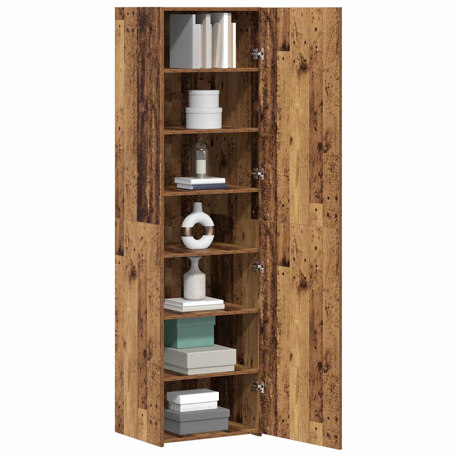Highboard 2 pcs Altholz 50 x 42,5 x 185 cm