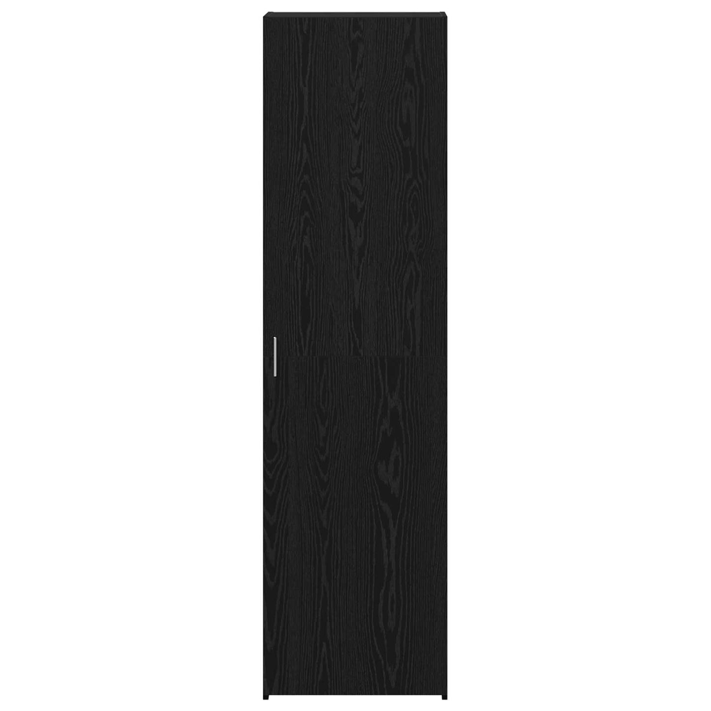 Highboard 2 pcs Schwarz Eichen-Optik 50 x 42,5 x 185 cm