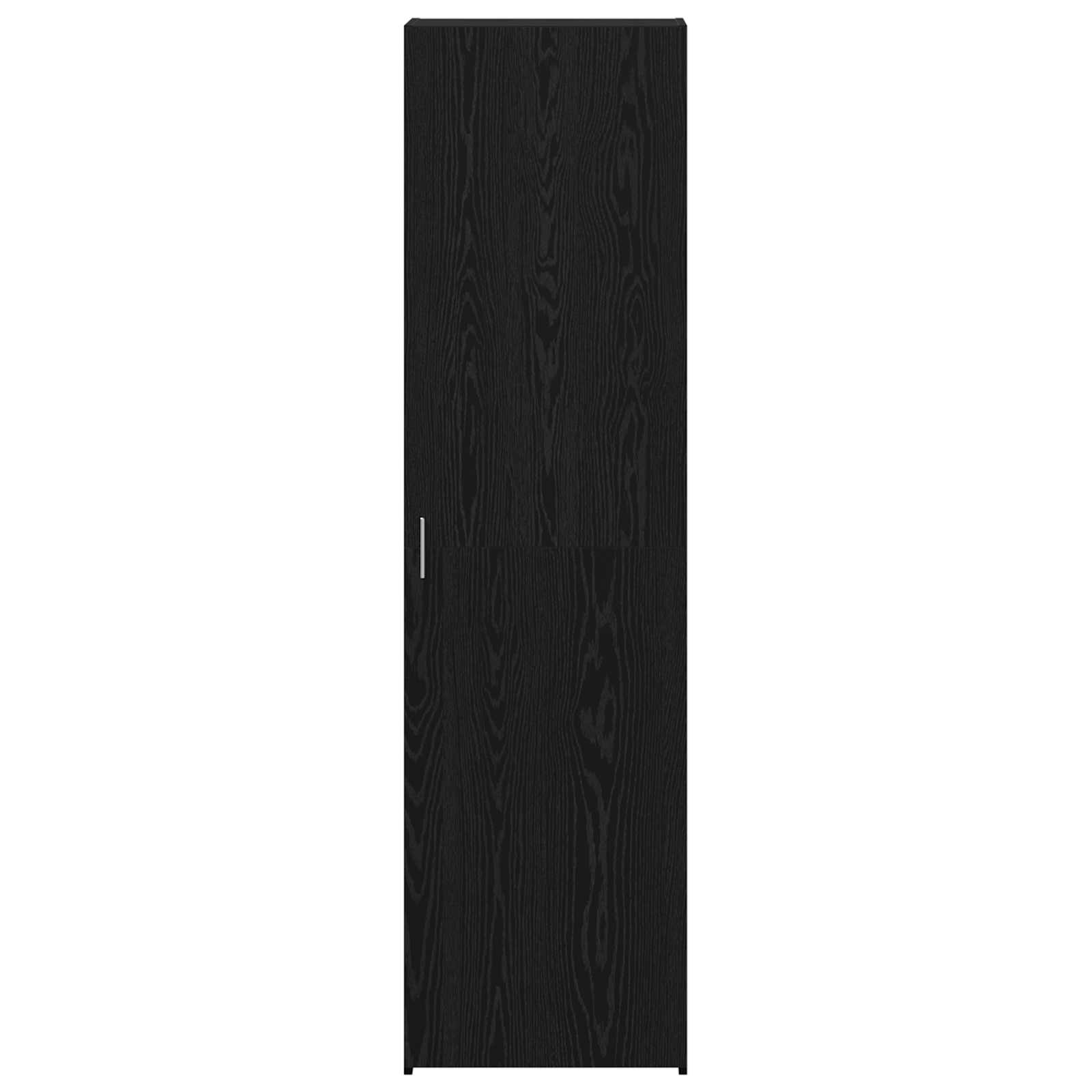 Highboard 2 pcs Schwarz Eichen-Optik 50 x 42,5 x 185 cm