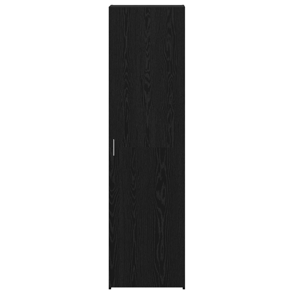 Highboard Schwarz Eichen-Optik 50 x 42,5 x 185 cm