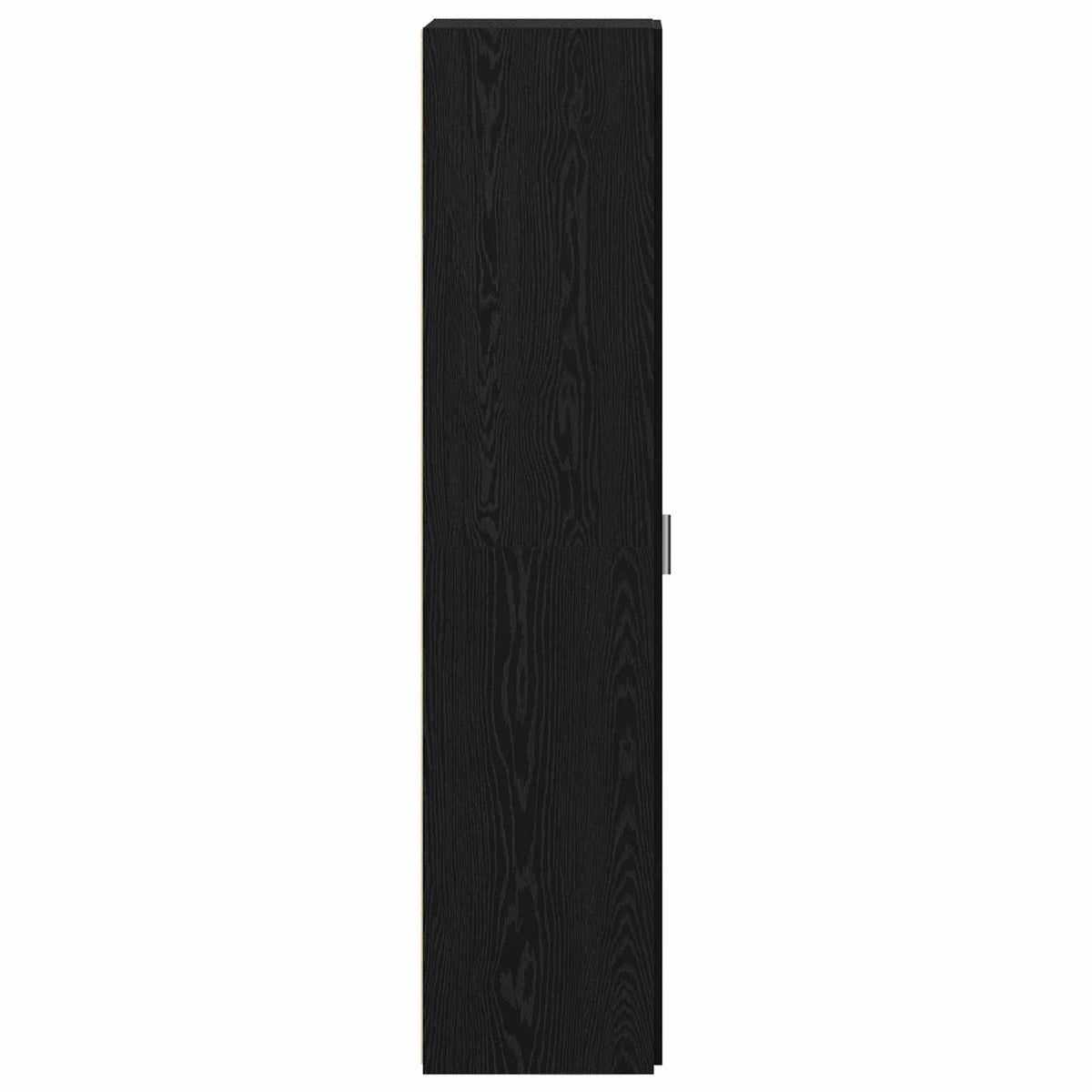Highboard Schwarz Eichen-Optik 50 x 42,5 x 185 cm