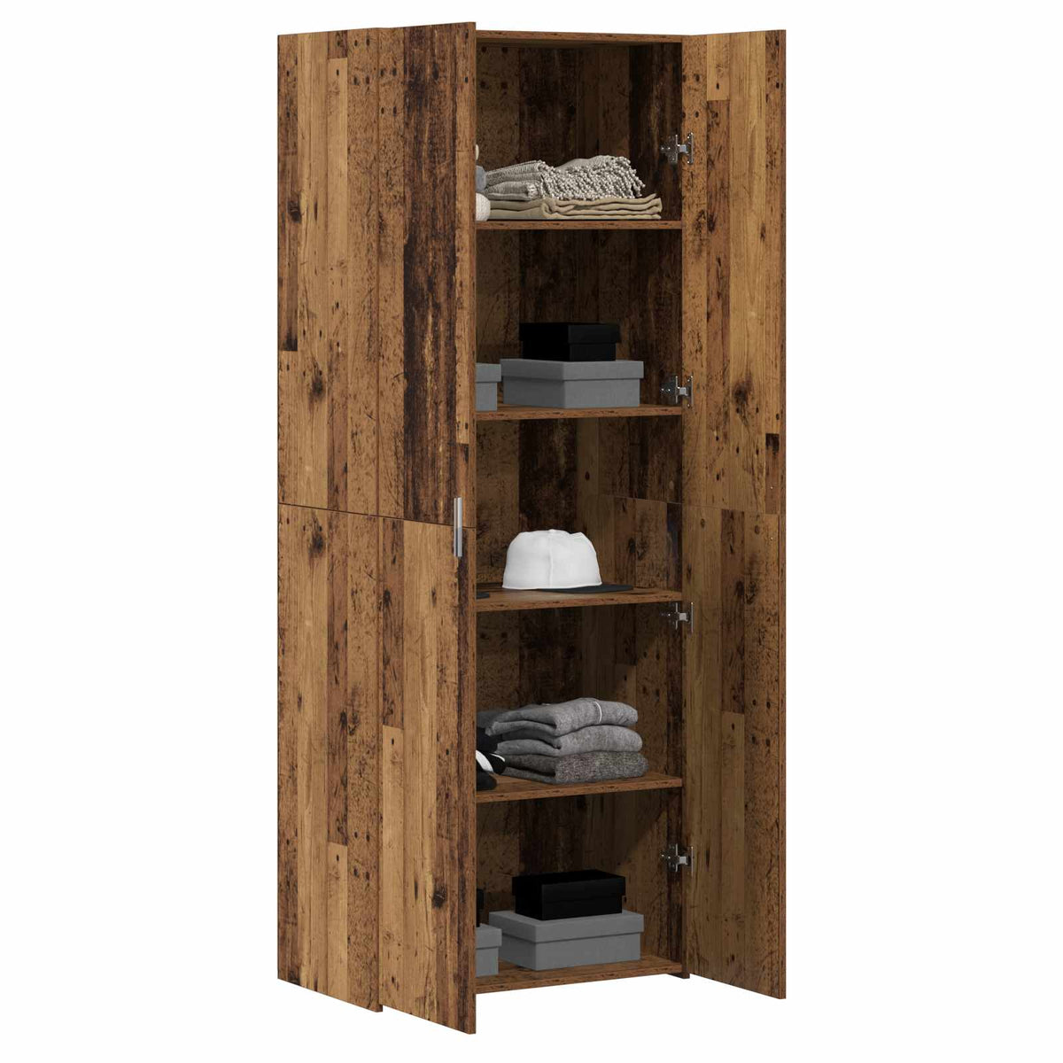 Highboard Altholz 70 x 42,5 x 185 cm