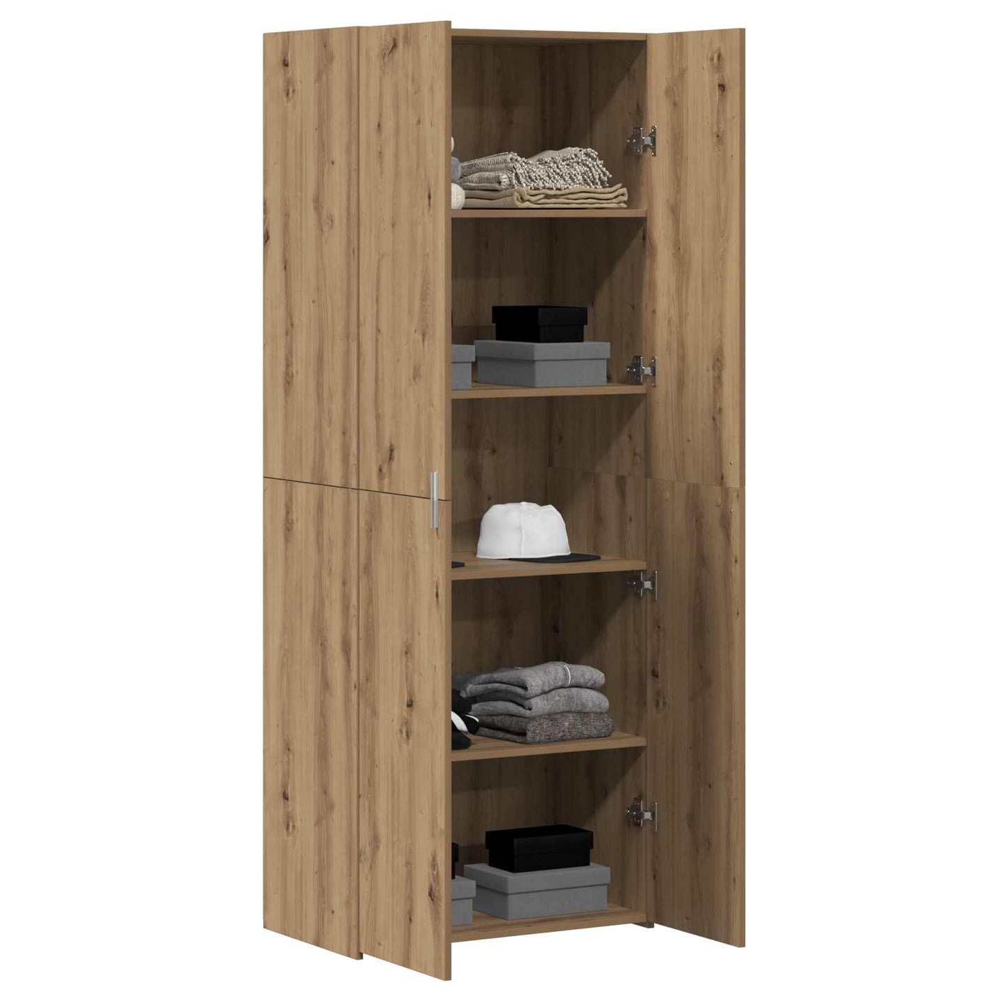 Highboard Artisan-Eiche 70 x 42,5 x 185 cm