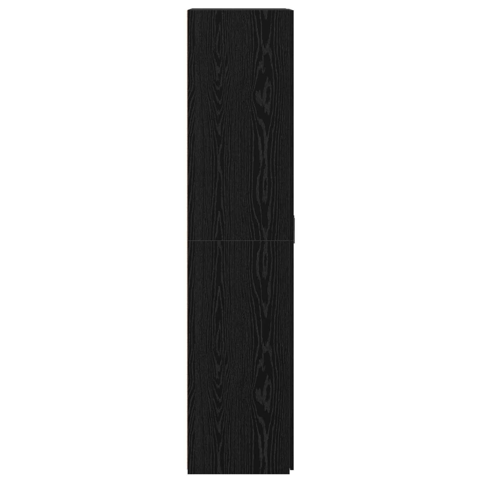 Highboard 2 pcs Schwarz Eichen-Optik 70 x 42,5 x 185 cm