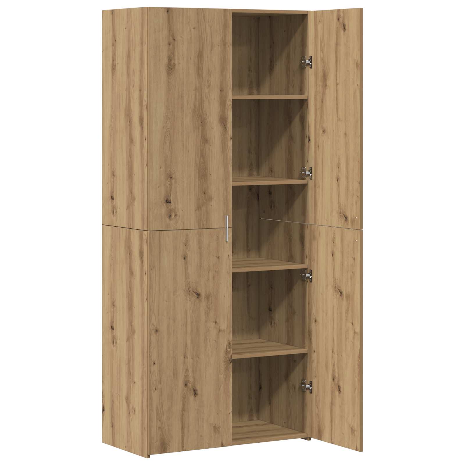 Highboard 2 stk. Artisan-Eiche 80 x 42 x 185 cm