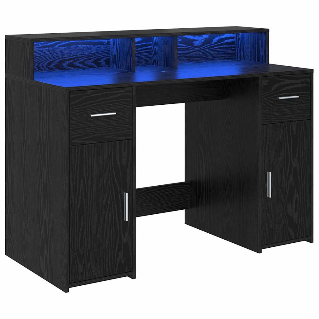 Schreibtisch Schwarze Eiche Holzwerkstoff 120 x 55 x 91 cm