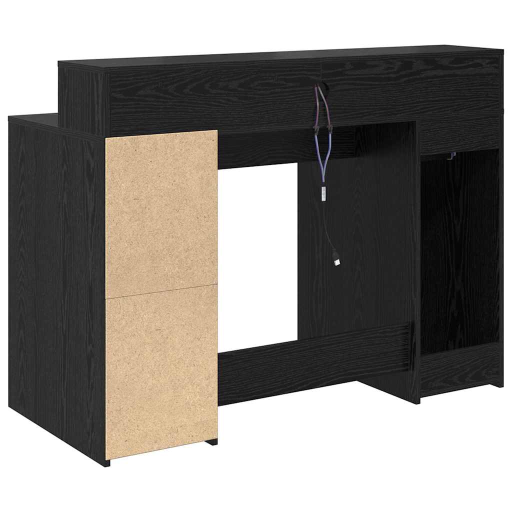 Schreibtisch Schwarze Eiche Holzwerkstoff 120 x 55 x 91 cm