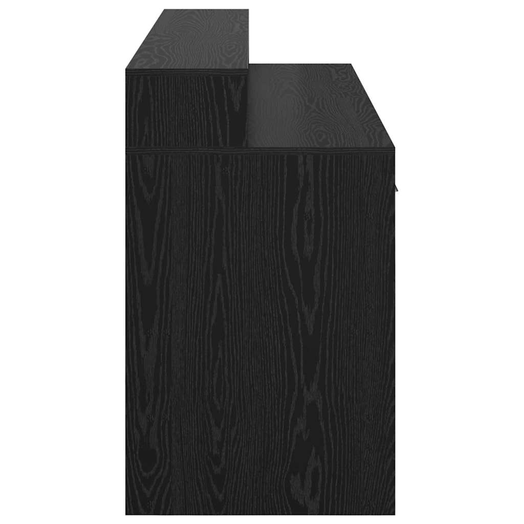 Schreibtisch Schwarze Eiche Holzwerkstoff 160 x 55 x 91 cm