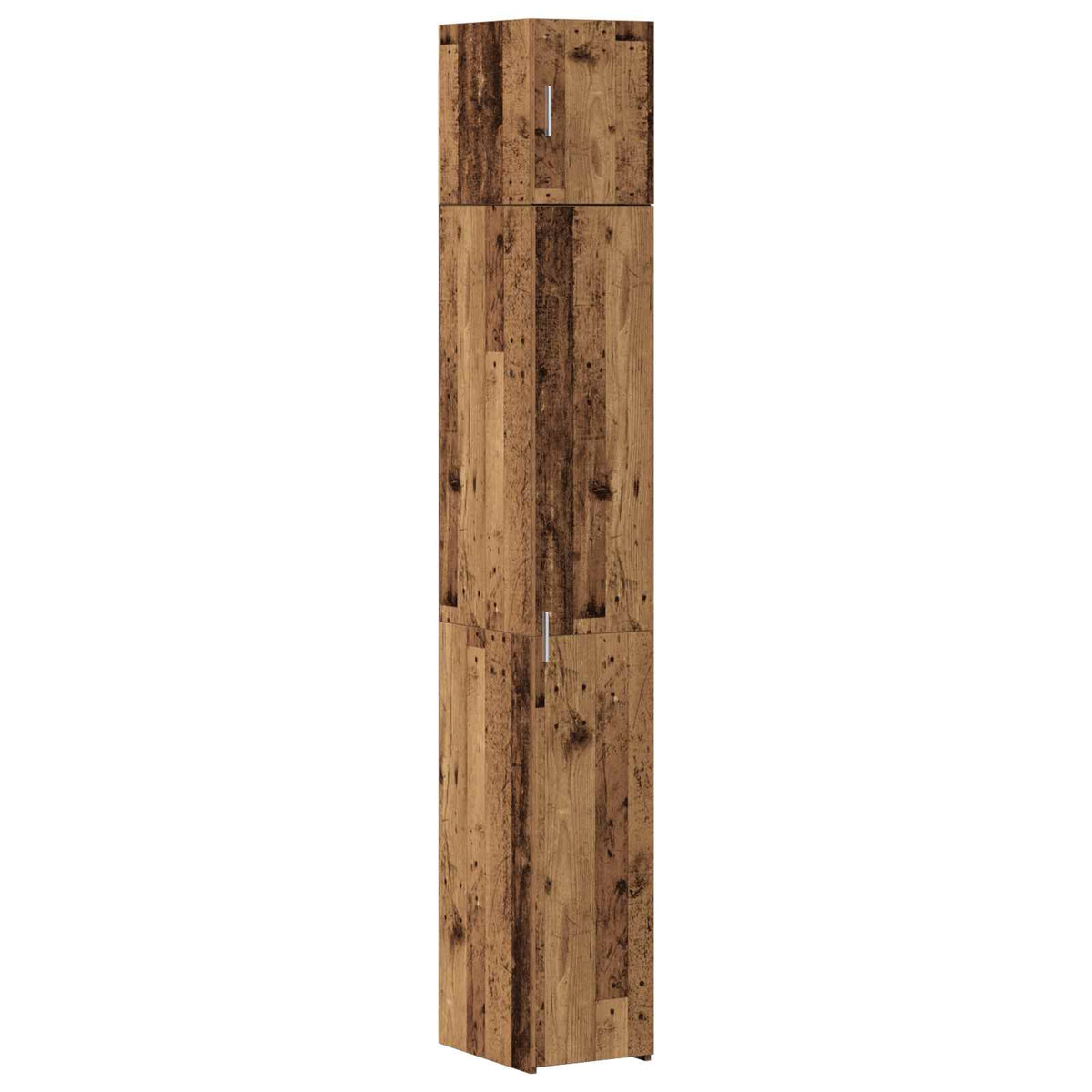 Lagerschrank mit Regalen Altholz 30 x 42,5 x 225 cm