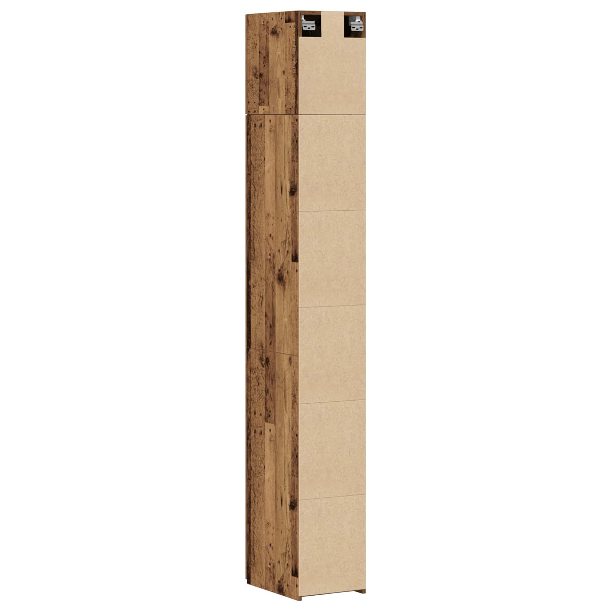 Lagerschrank mit Regalen Altholz 30 x 42,5 x 225 cm