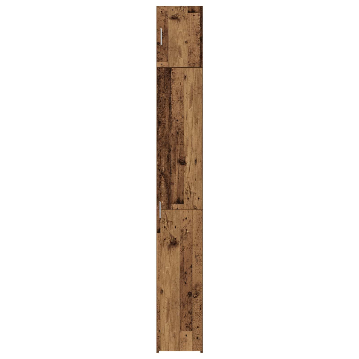 Lagerschrank mit Regalen Altholz 30 x 42,5 x 225 cm