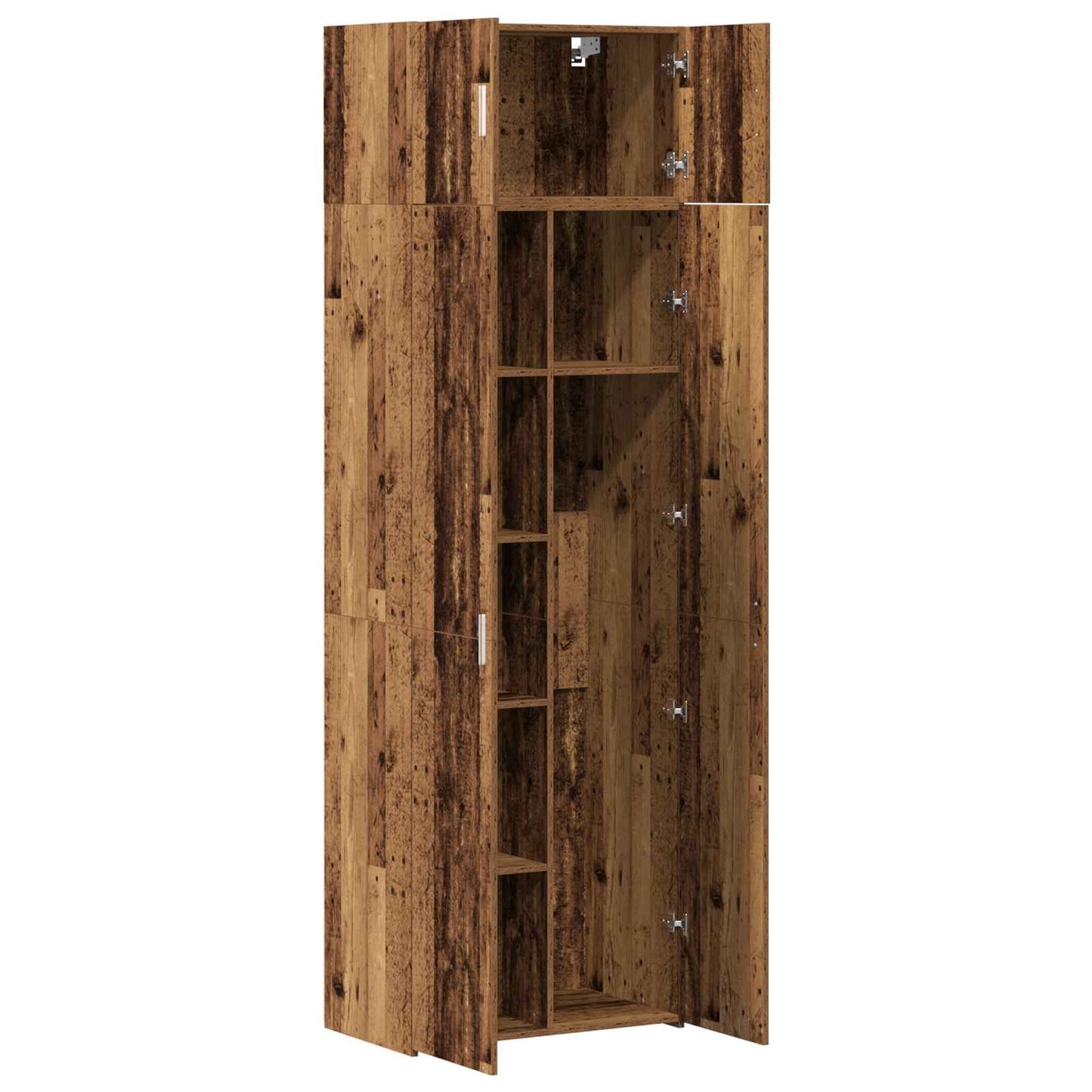 Aufbewahrungsschrank 3 pcs Altholz