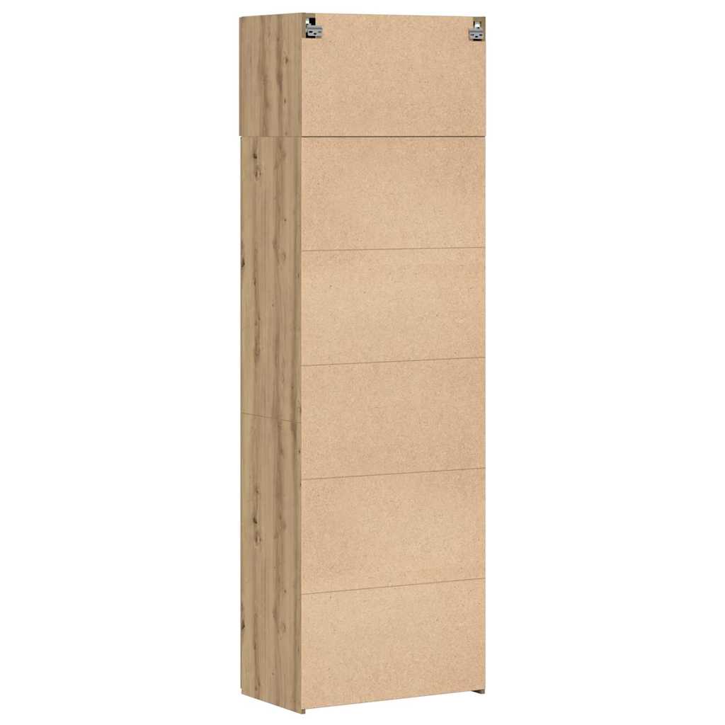 Aufbewahrungsschrank 3 stk. Artisan-Eiche 70 x 42,5 x 185 cm