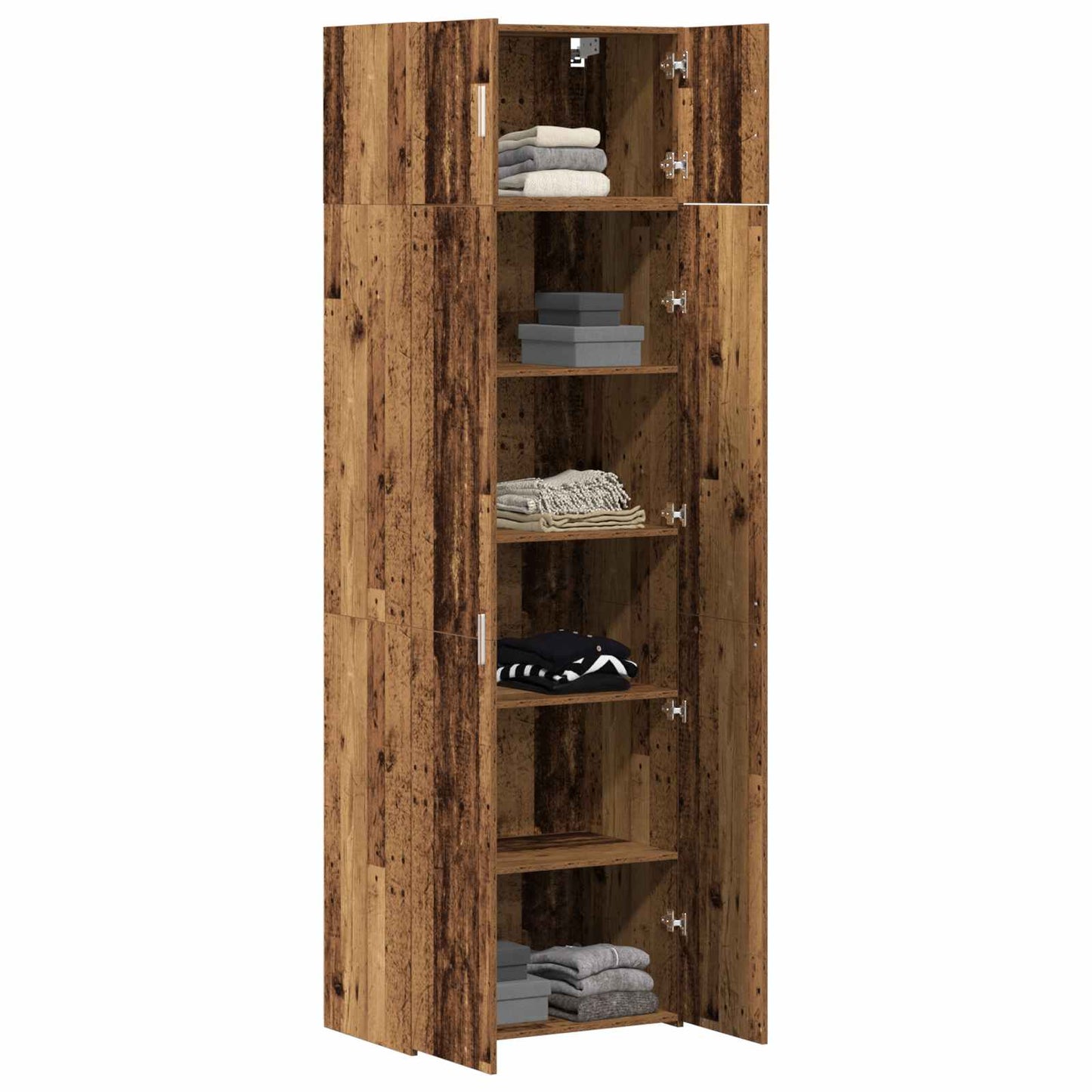 Aufbewahrungsschrank 3 pcs Altholz