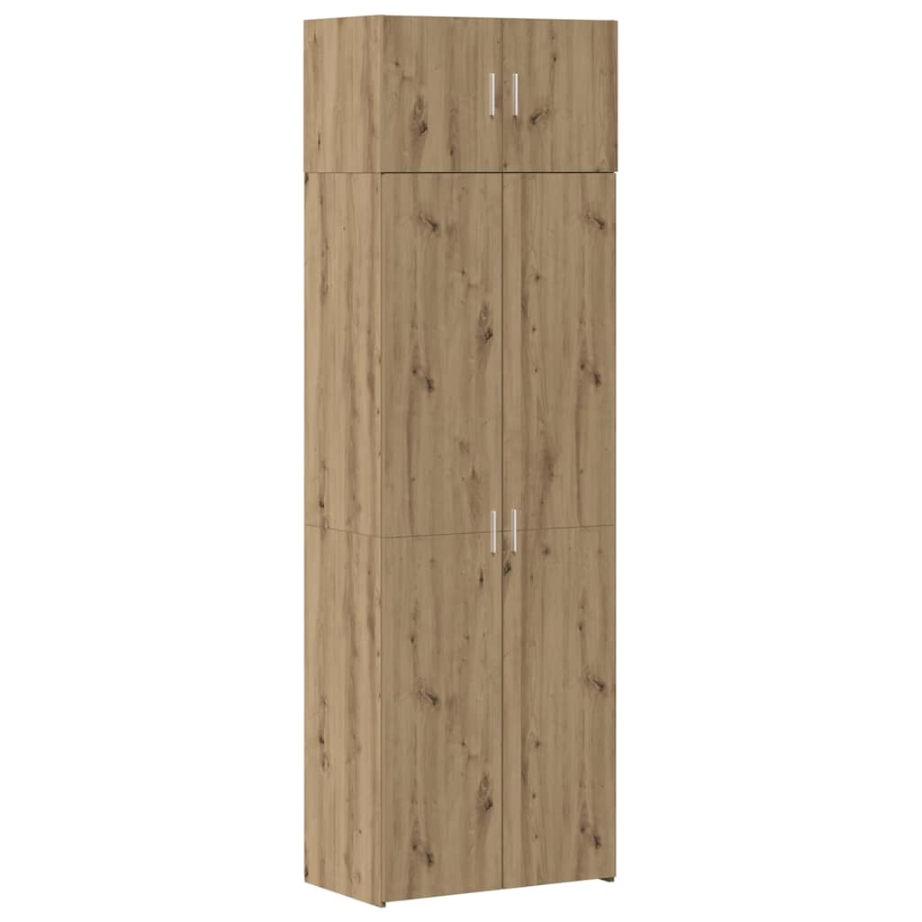 Aufbewahrungsschrank 2 stk. Artisan-Eiche 70 x 42,5 x 225 cm