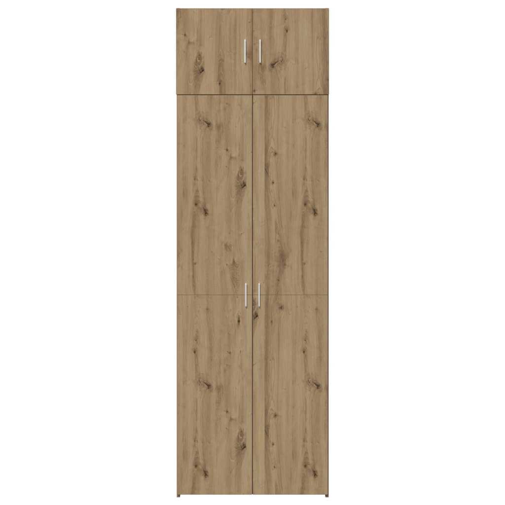 Aufbewahrungsschrank 2 stk. Artisan-Eiche 70 x 42,5 x 225 cm