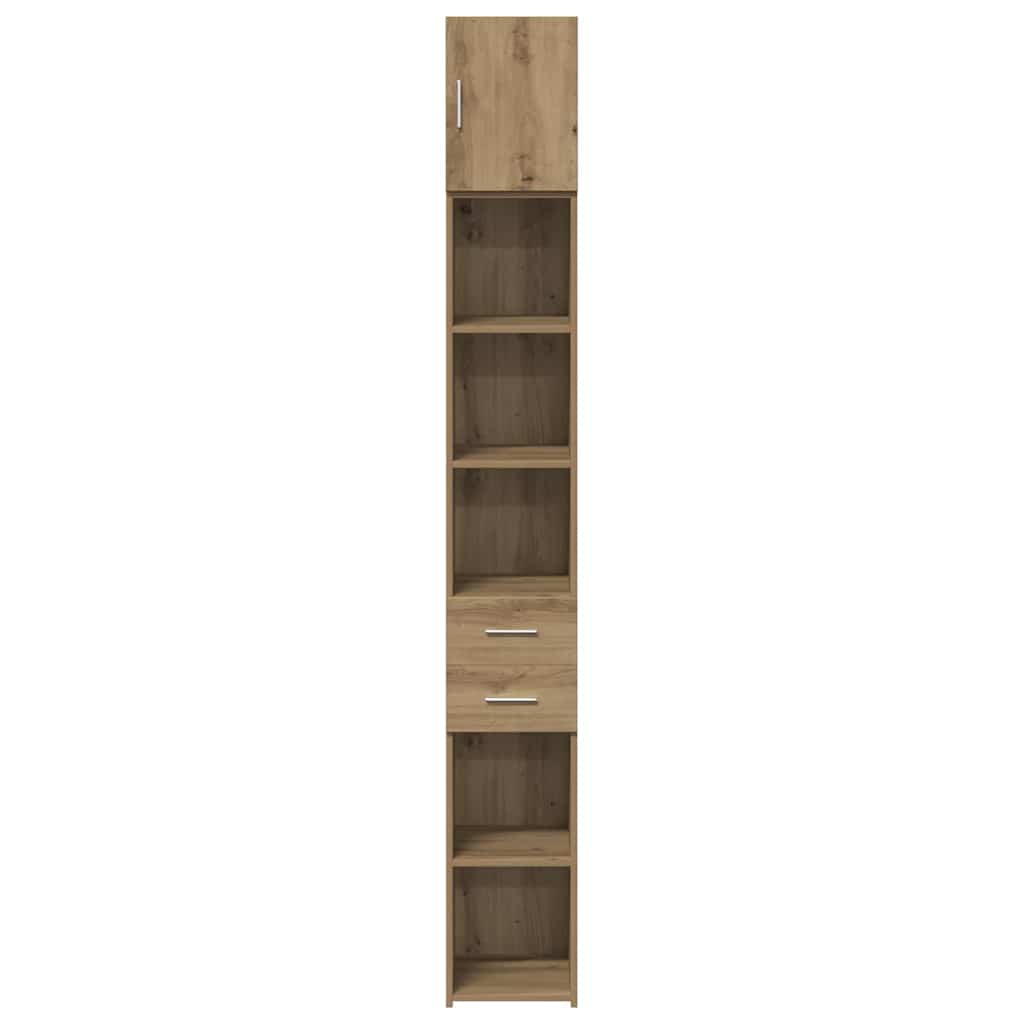 Aufbewahrungsschrank 2 stk. Artisan-Eiche 30 x 42,5 x 225 cm