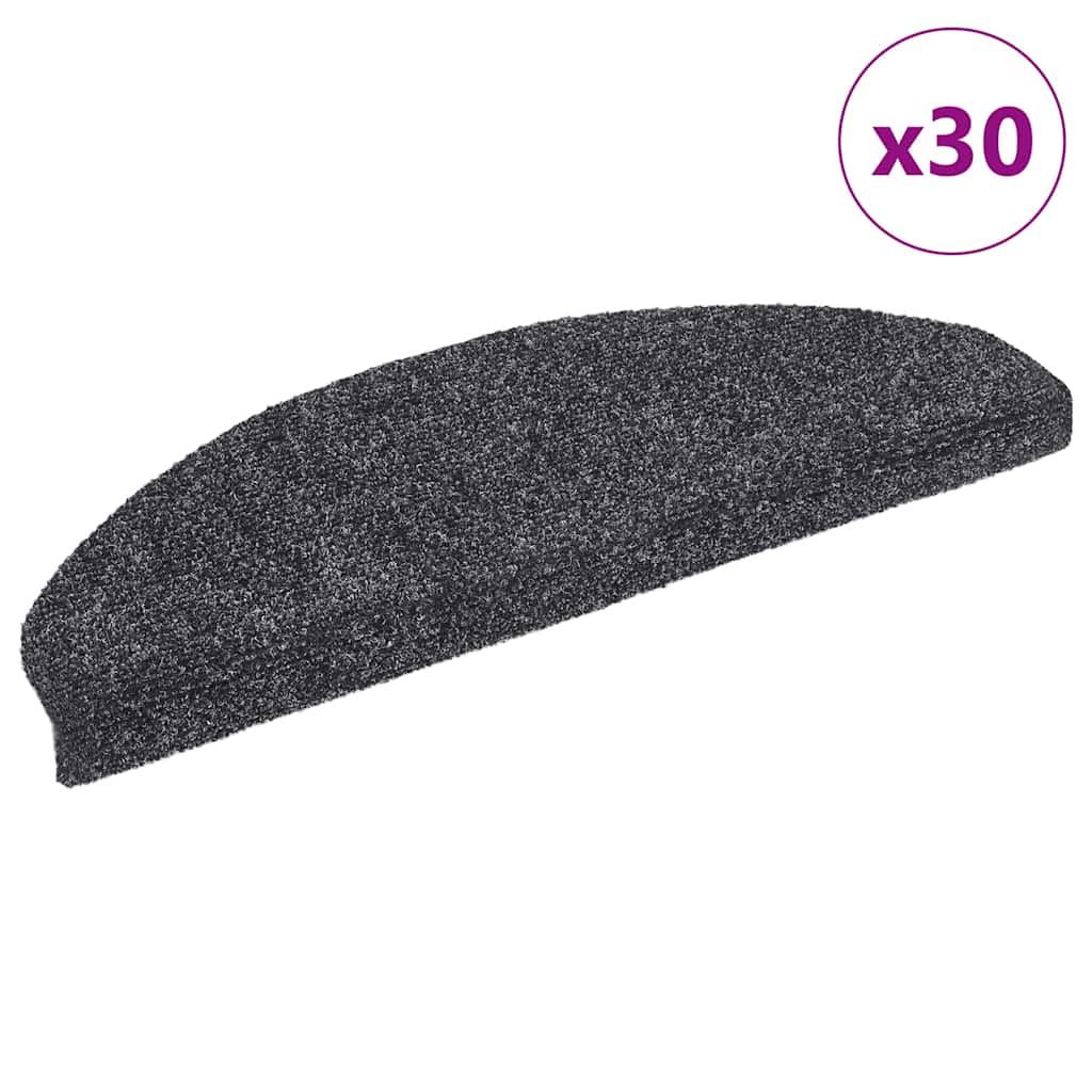 Stufenmatten Selbstklebend 30 Stk. 65x21x4 cm Dunkelgrau