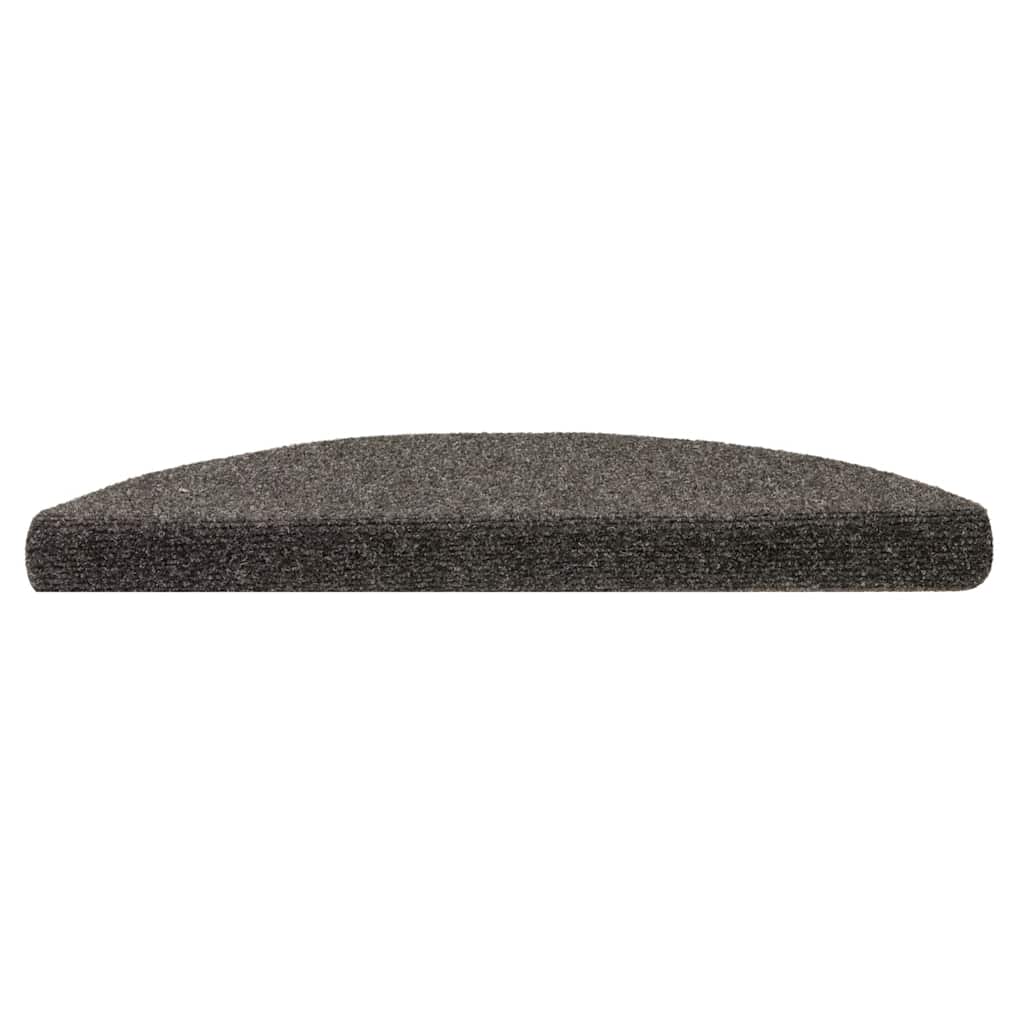 Stufenmatten Selbstklebend 20 Stk. 56x17x3 cm Anthrazit Halbrund