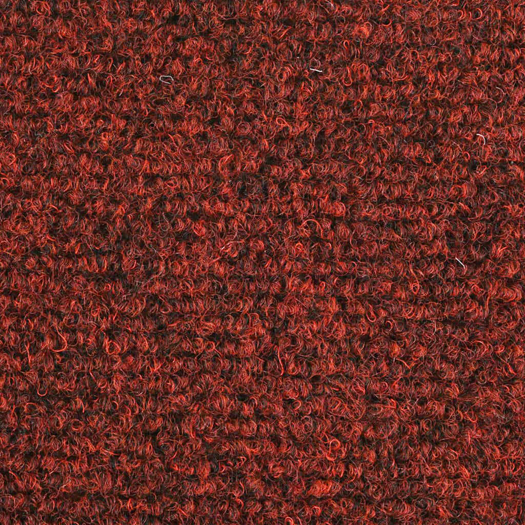 Stufenmatten Selbstklebend 30 Stk. 56x17x3 cm Bordeauxrot Halbrund