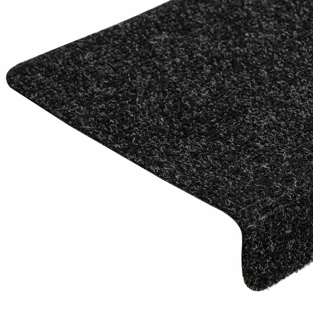 Stufenmatten Selbstklebend 30 Stk. 65x21x4 cm Schwarz