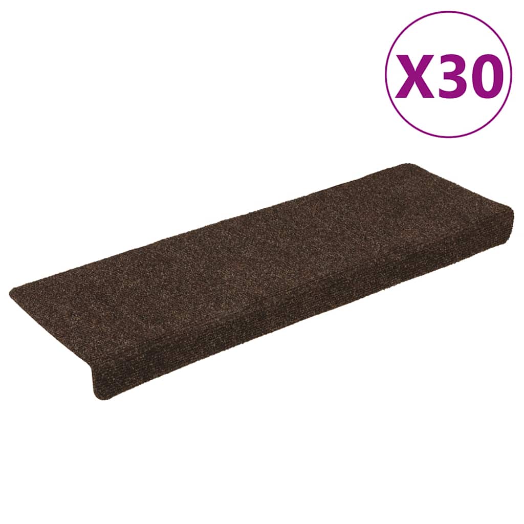 Stufenmatten Selbstklebend 30 Stk. 65x21x4cm Braun