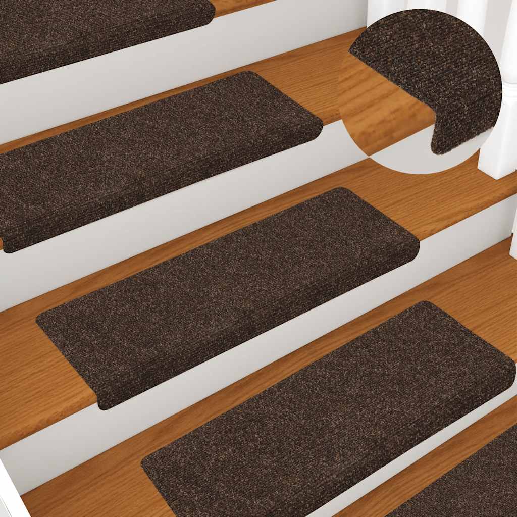 Stufenmatten Selbstklebend 30 Stk. 65x21x4cm Braun