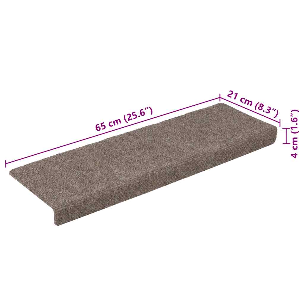 Stufenmatten Selbstklebend 30 Stk. 65x21x4cm Beige