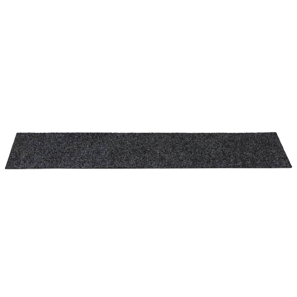 Stufenmatten Selbstklebend 30 Stk. 76x20 cm Dunkelgrau Rechteckig