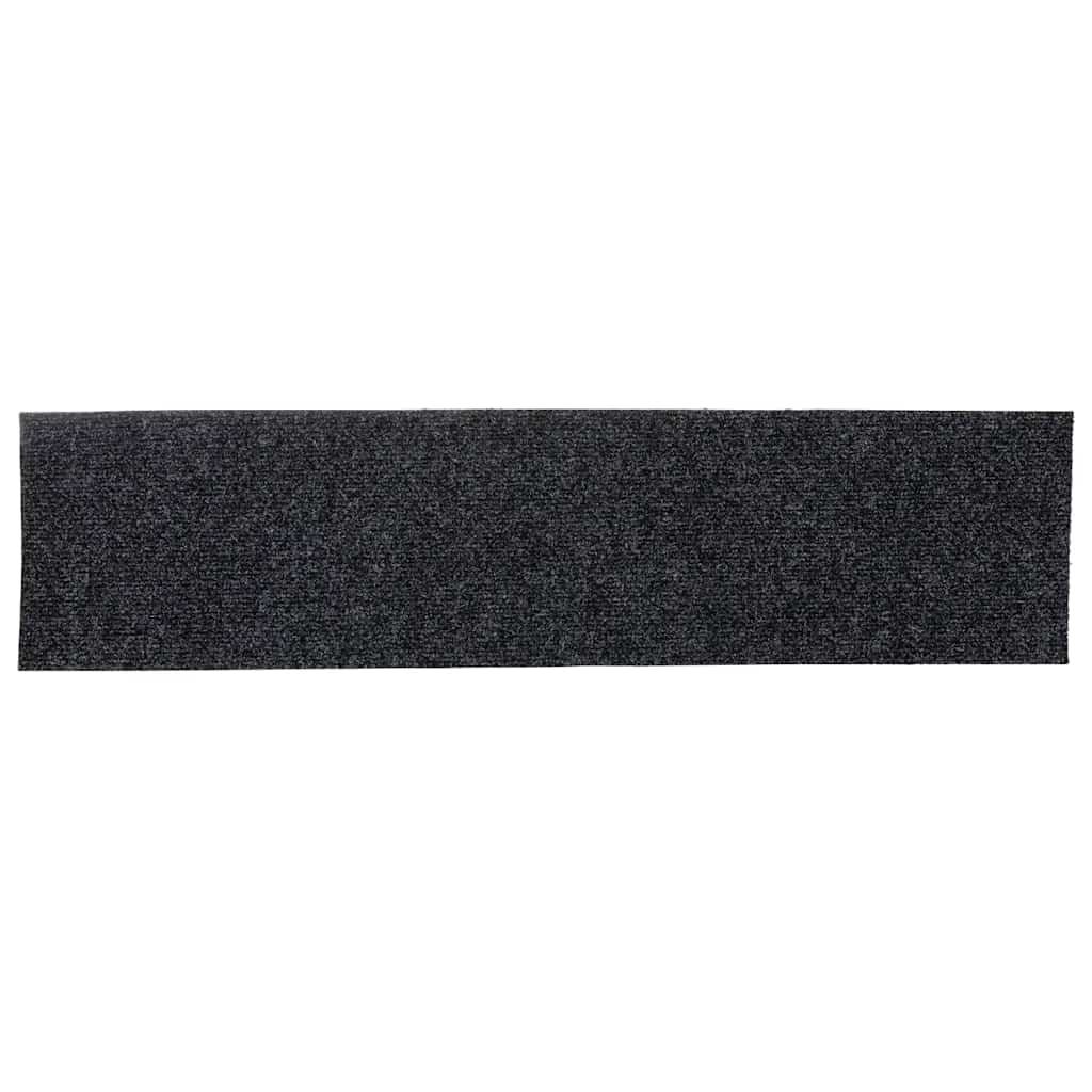 Stufenmatten Selbstklebend 30 Stk. 76x20 cm Dunkelgrau Rechteckig