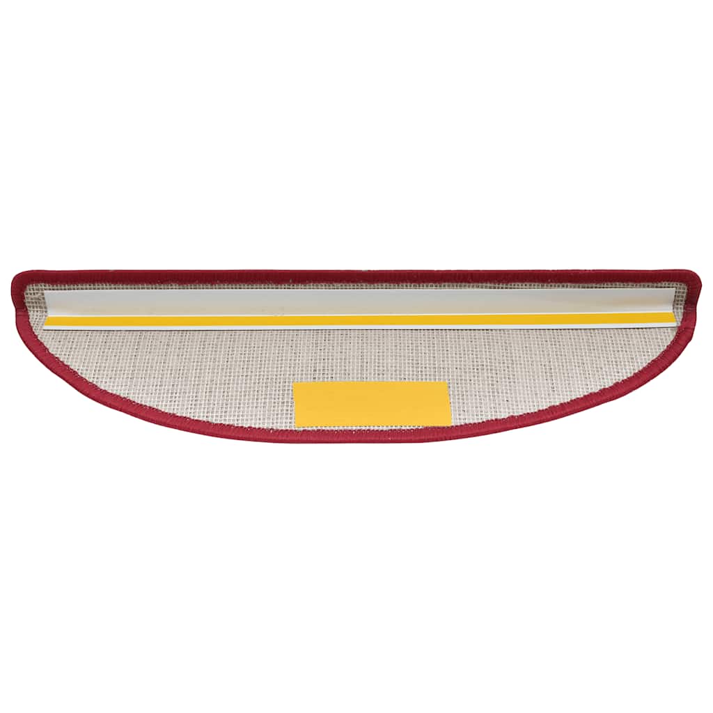 Stufenmatten 30 Stk. 56x17x3 cm Rot Halbrund