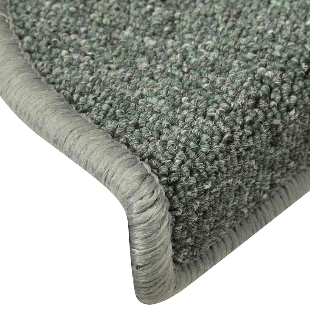 Stufenmatten 30 Stk. 56x17x3 cm Dunkelgrün Halbrund