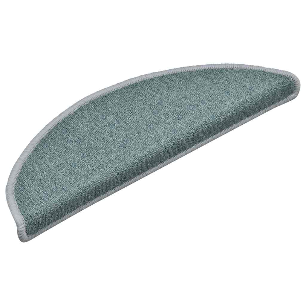 Stufenmatten 30 Stk. 56x17x3 cm Seeblau Halbrund