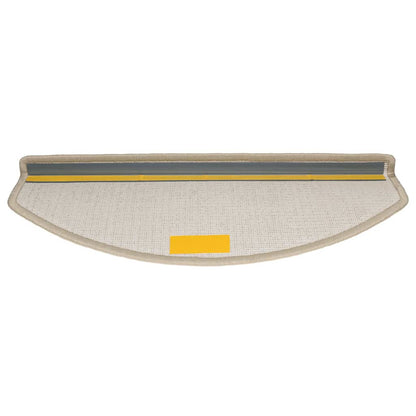 Stufenmatten 30 Stk. 65x24x4 cm Taupe Halbrund Groß